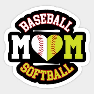 Softball Baseball Mom Ball Mom Sticker